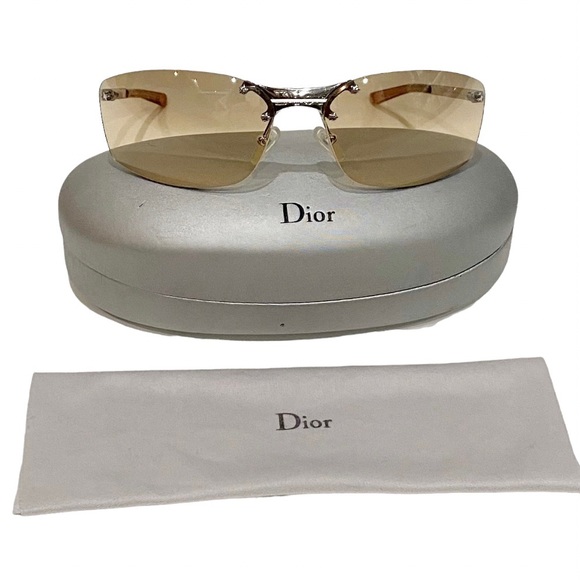 DIOR Pop/n Sunglasses Rimless Champagne Pink Gradient - Picture 7 of 16